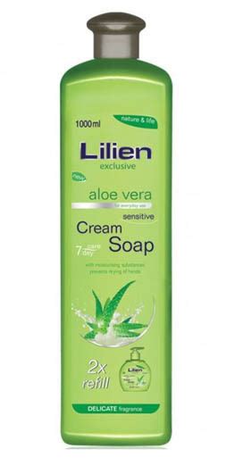 Lilien tekuté mýdlo náplň aloe vera 1000 ml