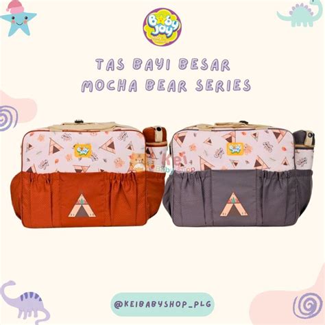 Jual Baby Joy Tas Besar Mocha Bear Series BJT1053 Tas Perlengkapan