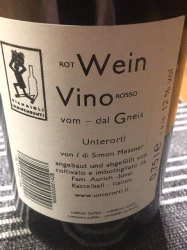 Weingut Unterortl Castel Juval Weiss Wein Vino Bianco Vivino Canada