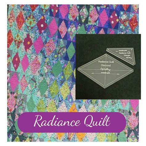 Radiance Quilt Traditional Template Set Designed By Stacey Day For Tula