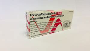 IRBESARTAN VISO FARMACEUTICA 150 MG COMPRIMIDOS RECUBIERTOS CON