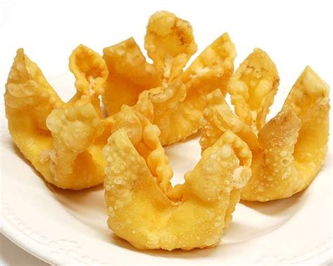 Crab Rangoon A Crisp Wonton Wrapper Filled With Sweet Creamy Cheese