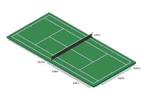 Tennisplätze Spielfeldmaße und Störfaktoren Sportplatzwelt