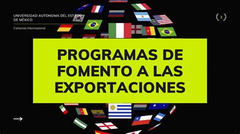 Calam O Programas De Fomento A La Exportaciones