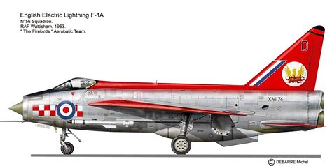 Lightning F 1A XM174 D N 56 Sqn 1963 Sadly Crashed In 68 On