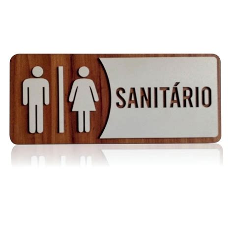 Placas De Sinaliza O Banheiro Edukita