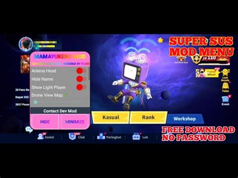 NEW UPDATE SUPER SUS MOD MENU APK 1 50 7 034 YouTube