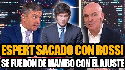 Jose Luis Espert Totalmente Sacado Con Pablo Rossi Se Les Fue La Mano