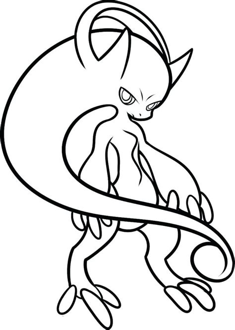 Pokemon Mewtwo Drawing | Free download on ClipArtMag