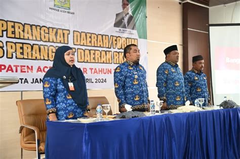 Rampungkan RKPD Tahun 2025 Pj Bupati Aceh Besar Buka Forum Perangkat