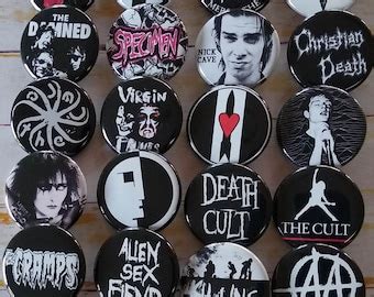 Rock Button Set S Pop Rock Buttons Button Pin Badge