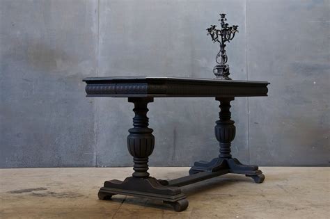 Louis Philippe Scroll Leg Console Table Factory 20