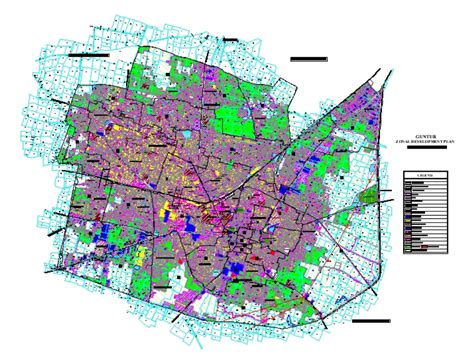 Guntur existing landuse map detail - india (14.26 MB) | Bibliocad