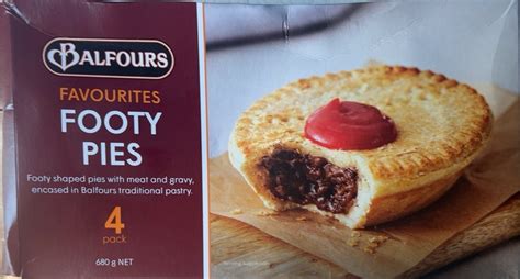 Balfours Footy Pies 680 G