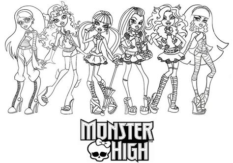 Coloriage A Imprimer Les Monster High Gratuit Et Colorier