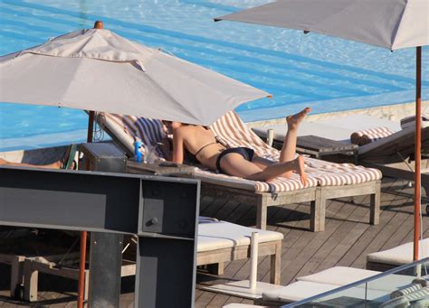 Lucy Hale In Bikini At A Pool In Sao Paulo Hawtcelebs