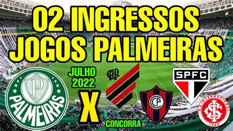 Ingressos Palmeiras Allianz Parque Julho Palmeiras X Athletico Pr