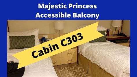 Majestic Princess Handicap Accessible Balcony Cabin C Youtube