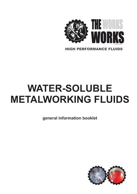 Pdf Water Soluble Metalworking Fluids The Works Metalworking · Water Soluble Metalworking