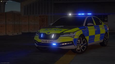 Cumbria Police Skoda Superb Saloon Rellent