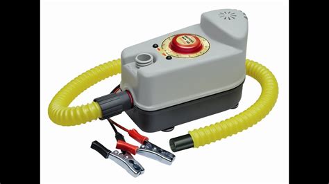 Bravo BP 12 Inflatable Boat Electric Pump In Action 12 V YouTube