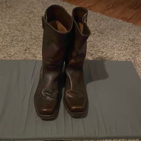 Frye Shoes Frye Womens Shoes Heath Outside Zip Boots Barely Worn