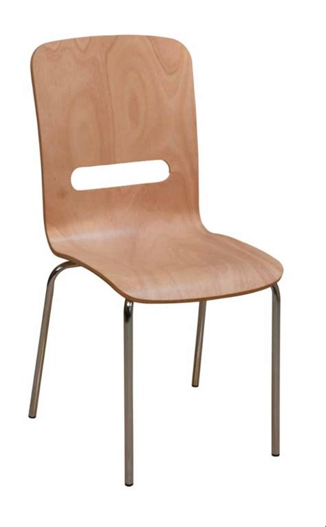 Omacme Brown Cp Ss And Wood Cafeteria Chair Seating Capacity