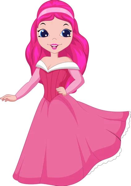 Ilustraci N Vectorial Princesa Dibujos Animados Rapunzel Con Pelo Largo