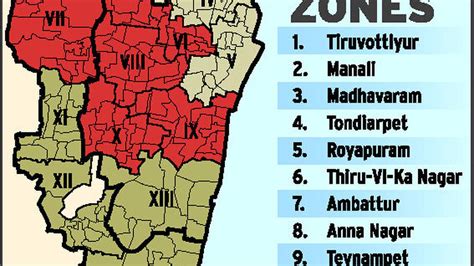 Expanded Chennai Corporationto Be Divided Into 3 Regions The Hindu