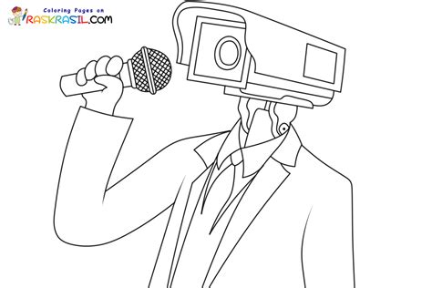 Coloriage Cameraman Imprimer