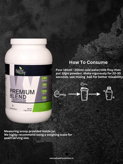 Be Healthy Premium Blend Whey Isolate And Concentrate