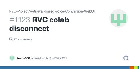 Rvc Colab Disconnect Issue Rvc Project Retrieval Based Voice