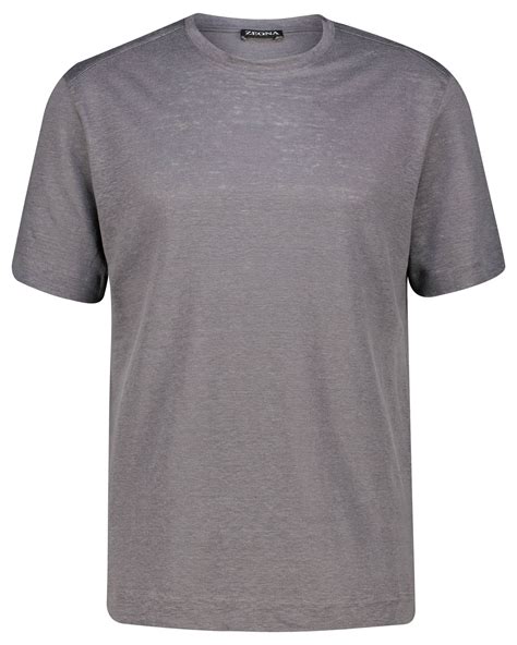 Zegna Herren T Shirt Aus Leinen Kaufen Engelhorn