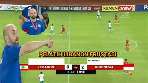 Lebanon Frustasi Hasil Pertandingan Timnas Indonesia U 22 VS Lebanon U