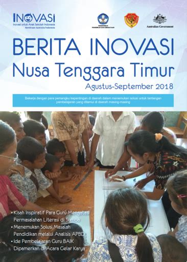 Berita Inovasi Nusa Tenggara Timur Agustus September