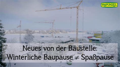 Besucherzentrum Rapunzel Naturkost Winterpause YouTube