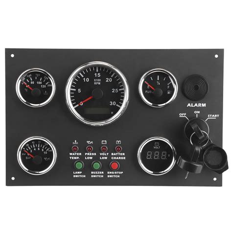 Buy Boat Gauges Set V V Gauge Cluster Gauge Set Rpm Tachometer