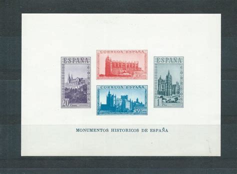 Spain Monuments Imperforated Miniature Sheet Catawiki