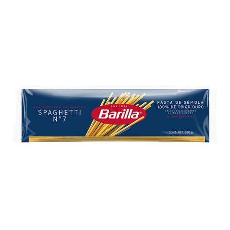 Pasta Barilla Spaghetti No7 500 G Soriana