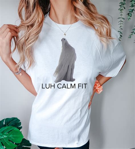 Opium Bird Meme Tee Luh Calm Fit Tiktok White Bird Funny Etsy