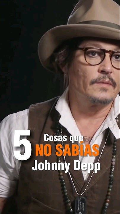 5 Cosas Que No Sabías Sobre Johnny Depp Youtube