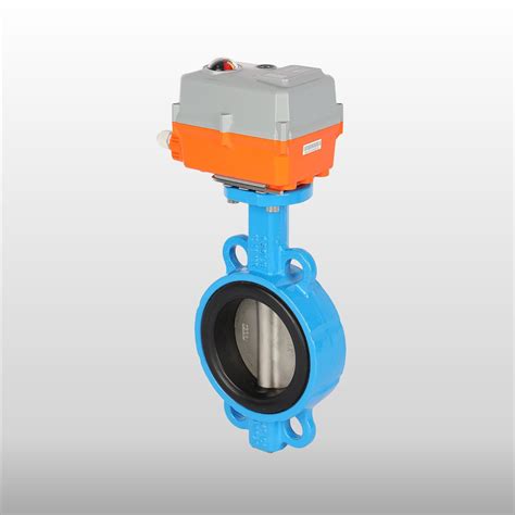 Quater Turn Actuator Flange Butterfly Valve Electric Actuated Valves