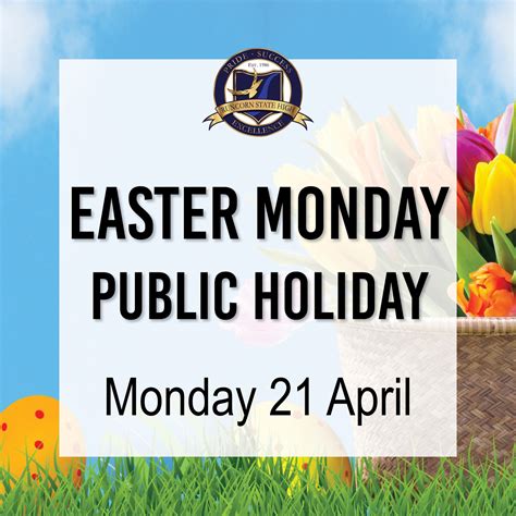 Runcorn - Tomorrow is the Easter Monday Public Holiday. We look forward