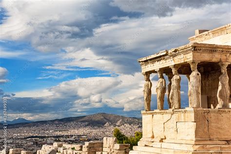 Foto De The Erechtheion Or Erechtheum Is An Ancient Greek Temple Of The