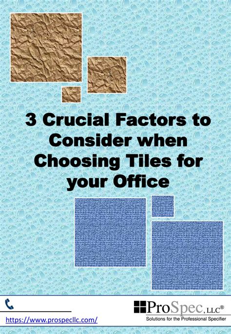 Ppt 3 Crucial Factors To Consider When Choosing Tiles For Your Office