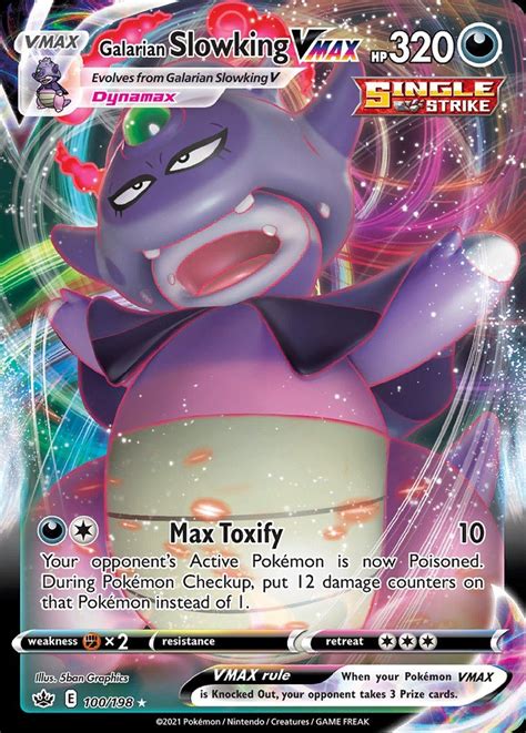 Galarian Slowking Vmax Cre 100 Pokemon Tcg Pok Carte