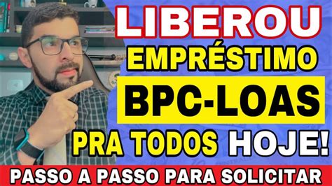 EMPRÉSTIMO BPC LOAS LIBERADO TODOS DO LOAS CONSEGUEM FAZER VEJAM O