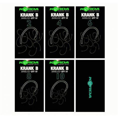 Korda Hooks Full Range Wide Gape Long Shank Kurv Krank Choddy