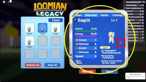 Secret Ability Eaglit Loomian Legacy Youtube