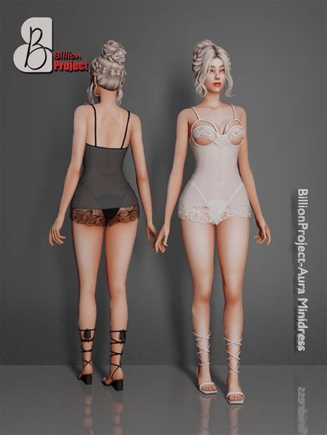 Billionproject Aura Minidress Billionproject In Sims Mods